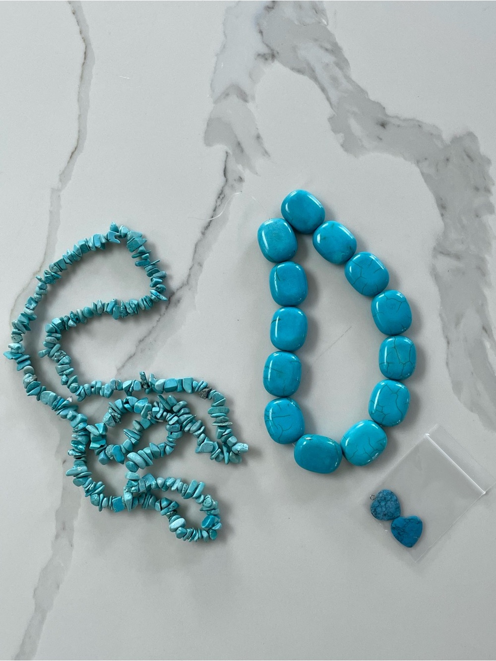 LOT of Turquoise Beads for Jewelry Making